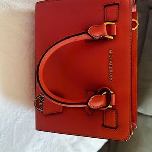 Michael Kors Fiery Red Satchel